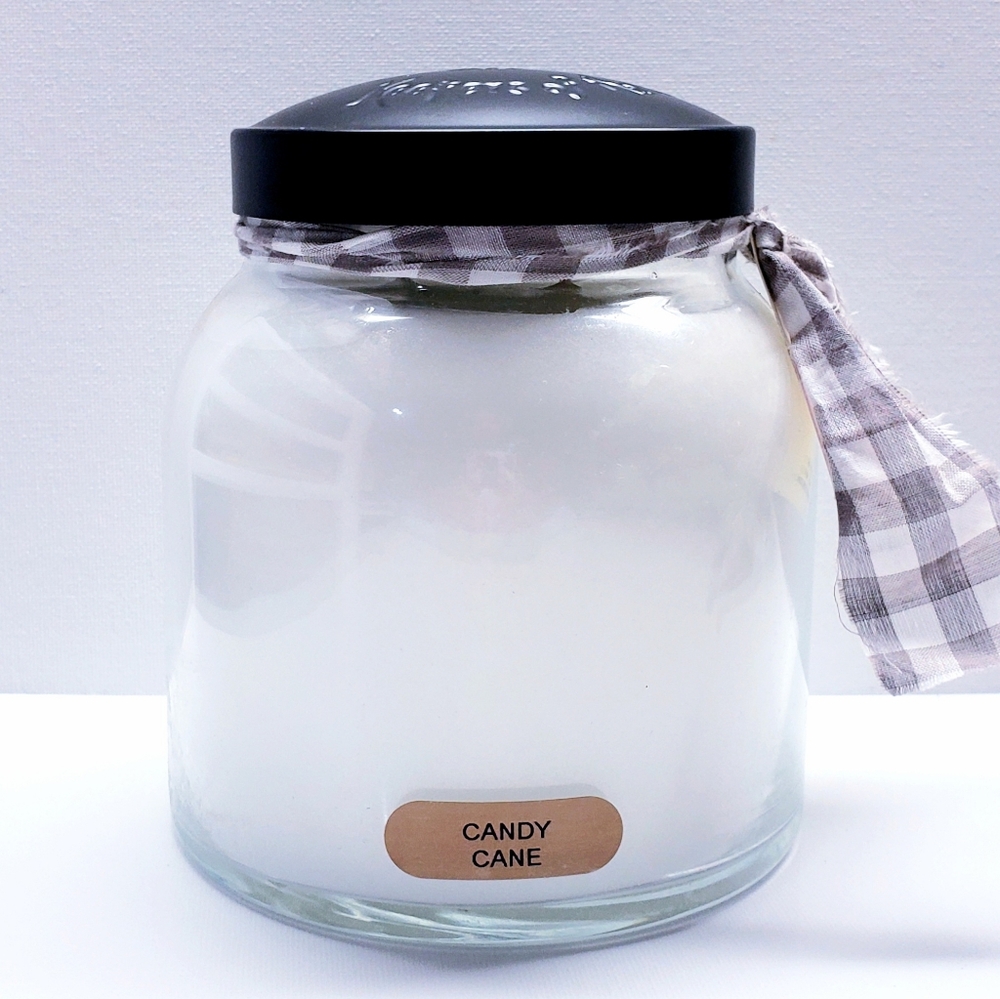CANDY CANE -A Cheerful Giver- Papa Jar Scented Candle, 34 oz